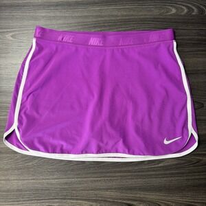NIKE Golf Dri-FIT Women's Skort Purple Magenta Athletic Golf Tennis Skirt Size M